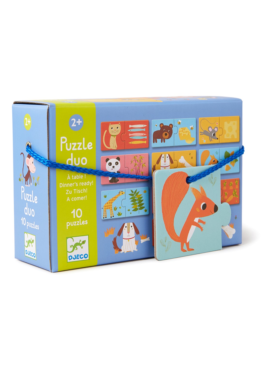 Djeco Duo-puzzel set van 10 - voorkant undefined
