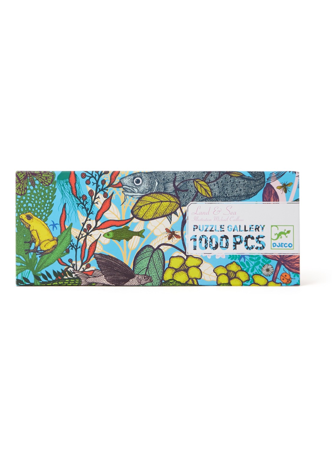 Djeco Land & Zee puzzel 1000 stukjes - voorkant blauw
