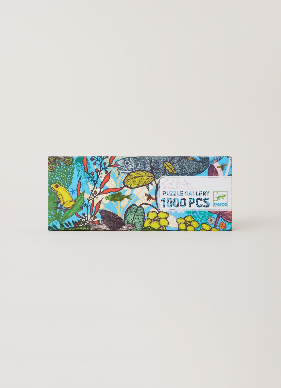 Djeco Land & Zee puzzel 1000 stukjes - voorkant 2 blauw