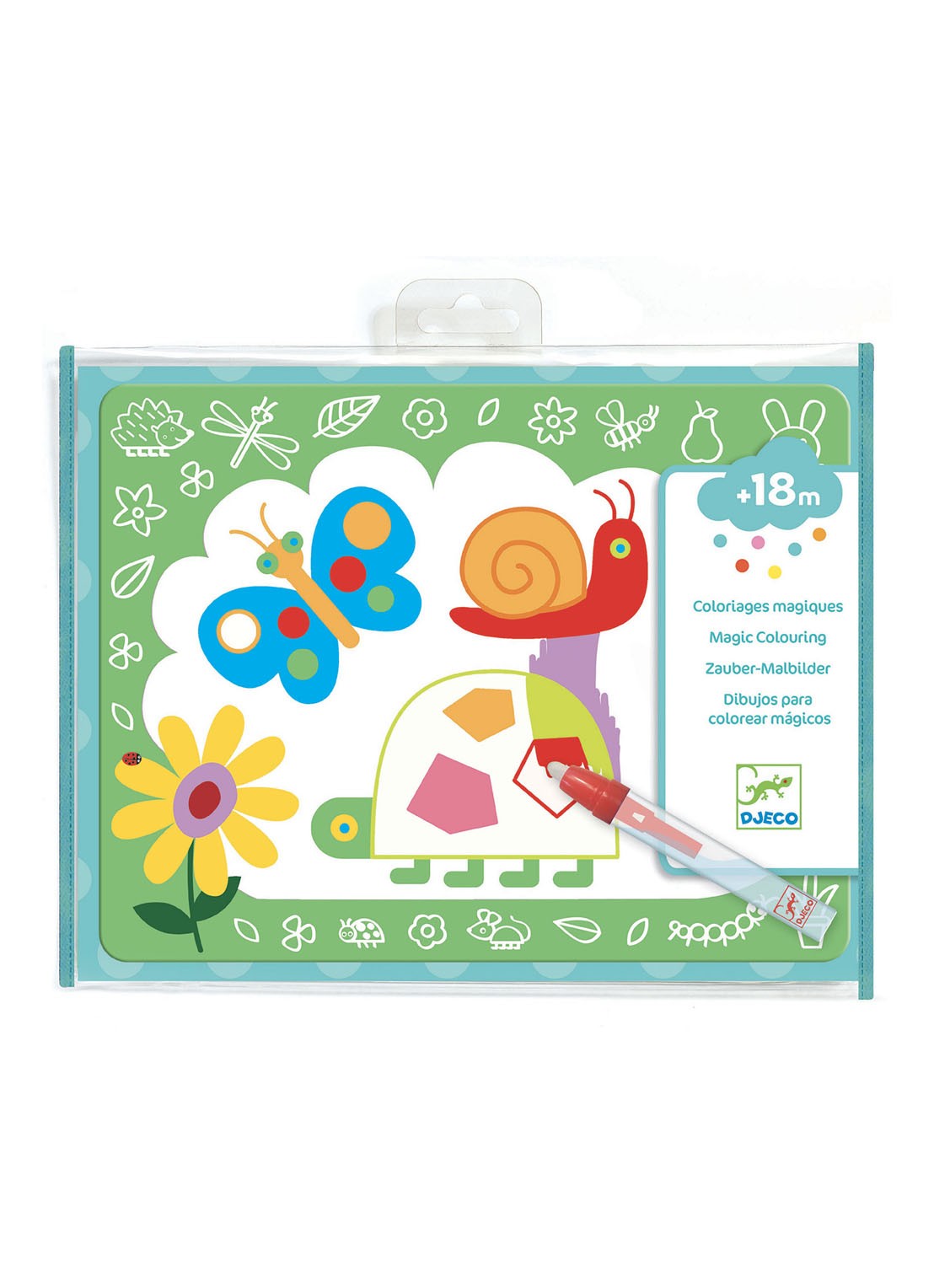 Djeco Magic Colouring Magic Scribbles knutselboek - voorkant multicolor