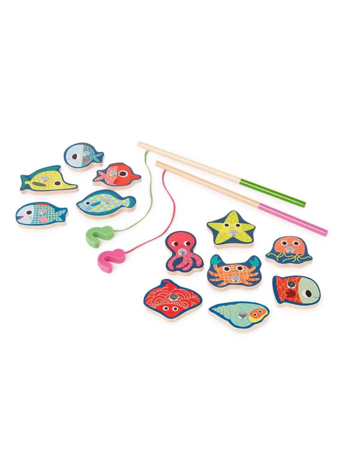 Djeco Magnetisch visspel  - voorkant multicolor
