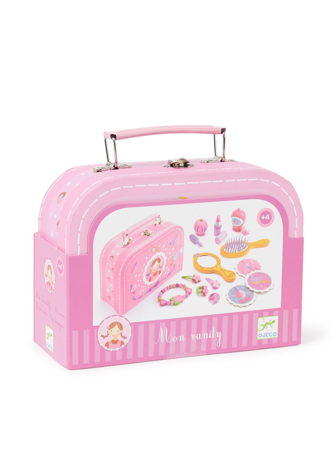 Djeco Mijn Beautycase make-up koffer - voorkant multicolor
