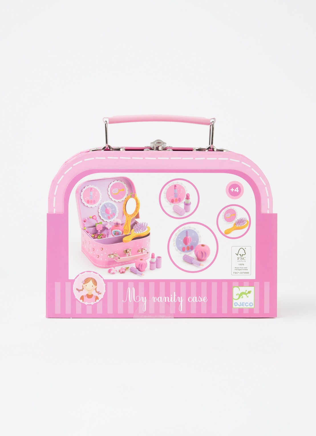 Djeco Mijn Beautycase make-up koffer - voorkant 2 multicolor