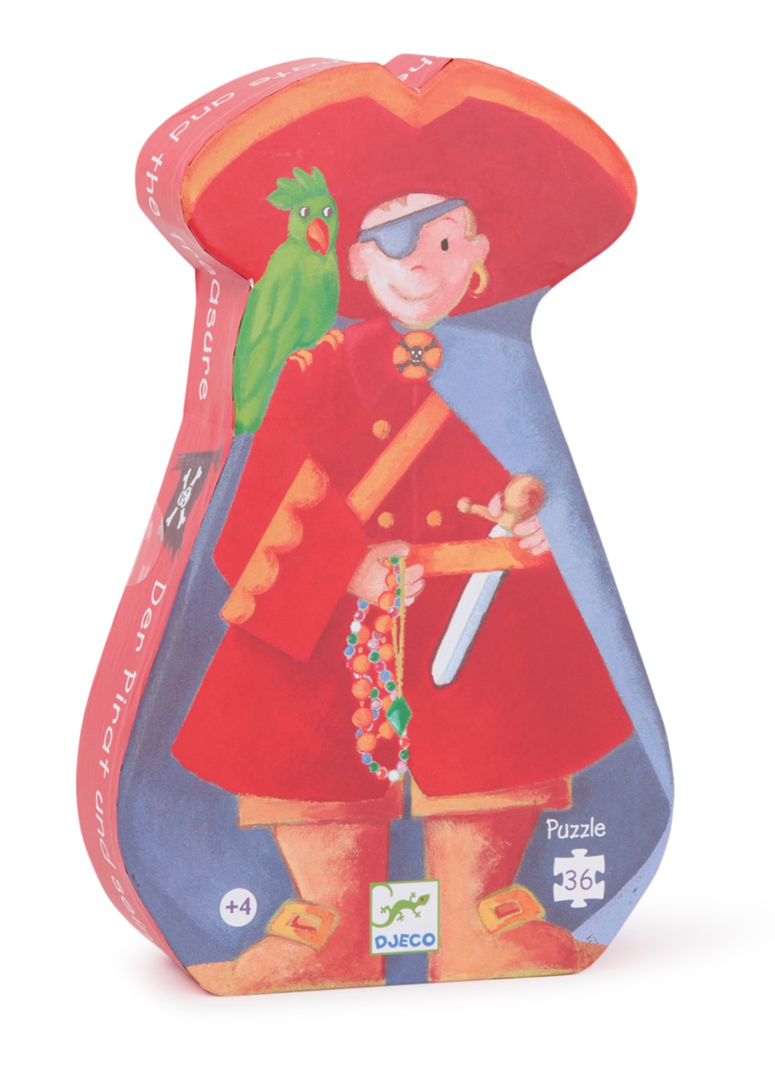 Djeco Piraat legpuzzel 36 stukjes - voorkant multicolor