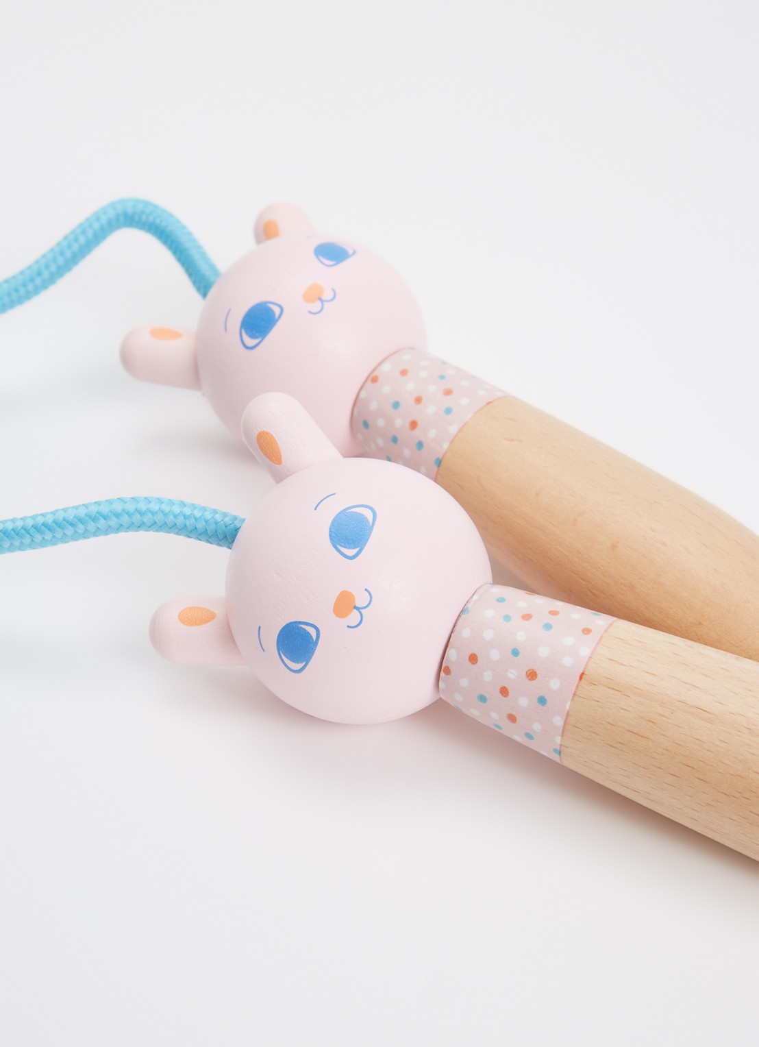 Djeco Skipping Lea springtouw - voorkant 2 lichtblauw