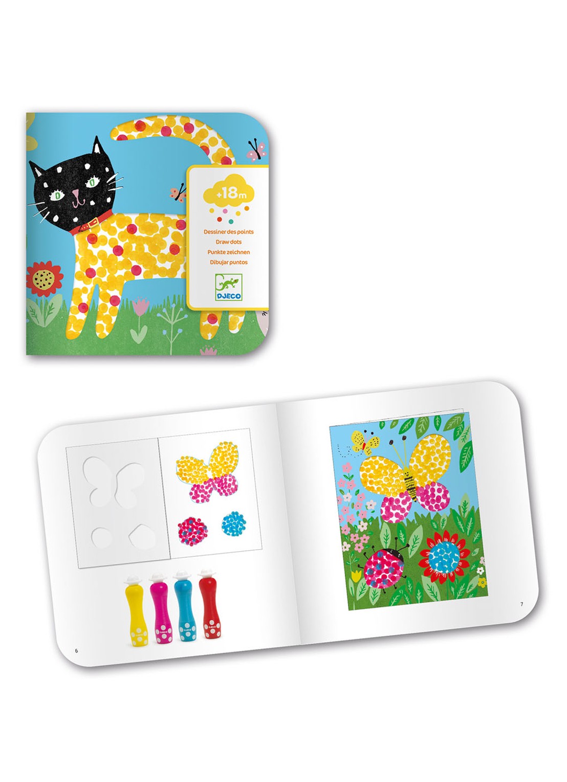 Djeco Small Dots tekenset  - detail undefined