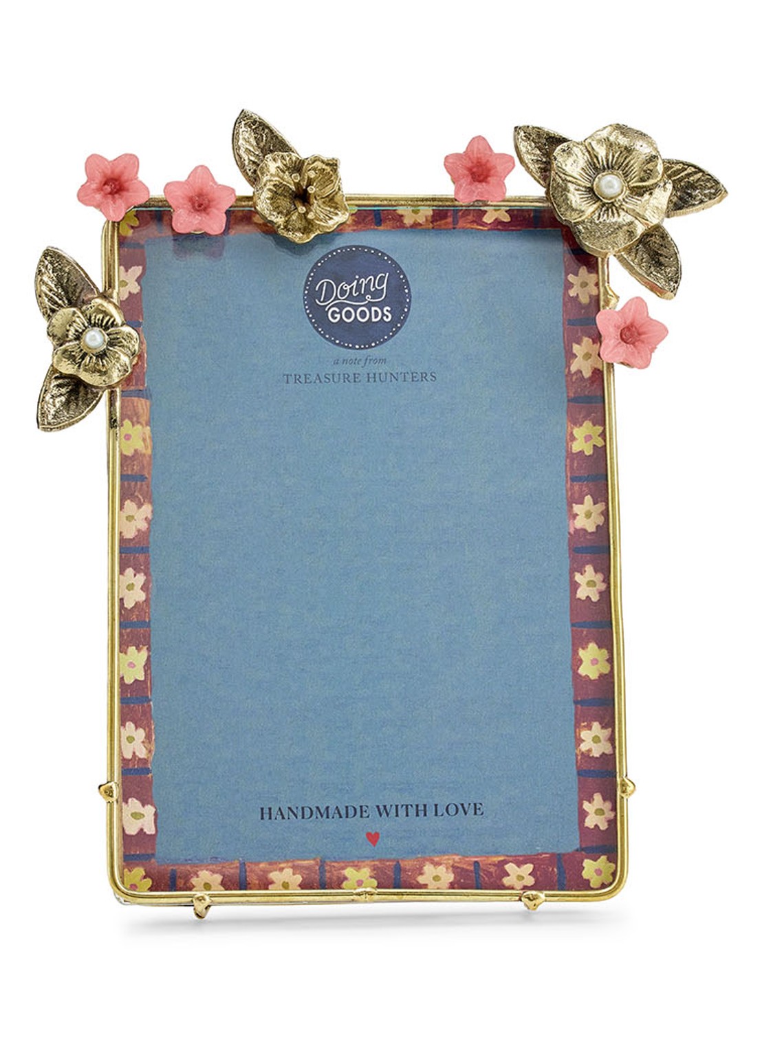Doing Goods Amber Wild Flower fotolijst - voorkant 3 brons