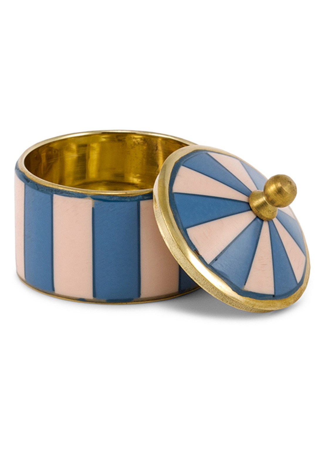 Doing Goods Bailey Circus opbergdoos 5 cm - detail goud