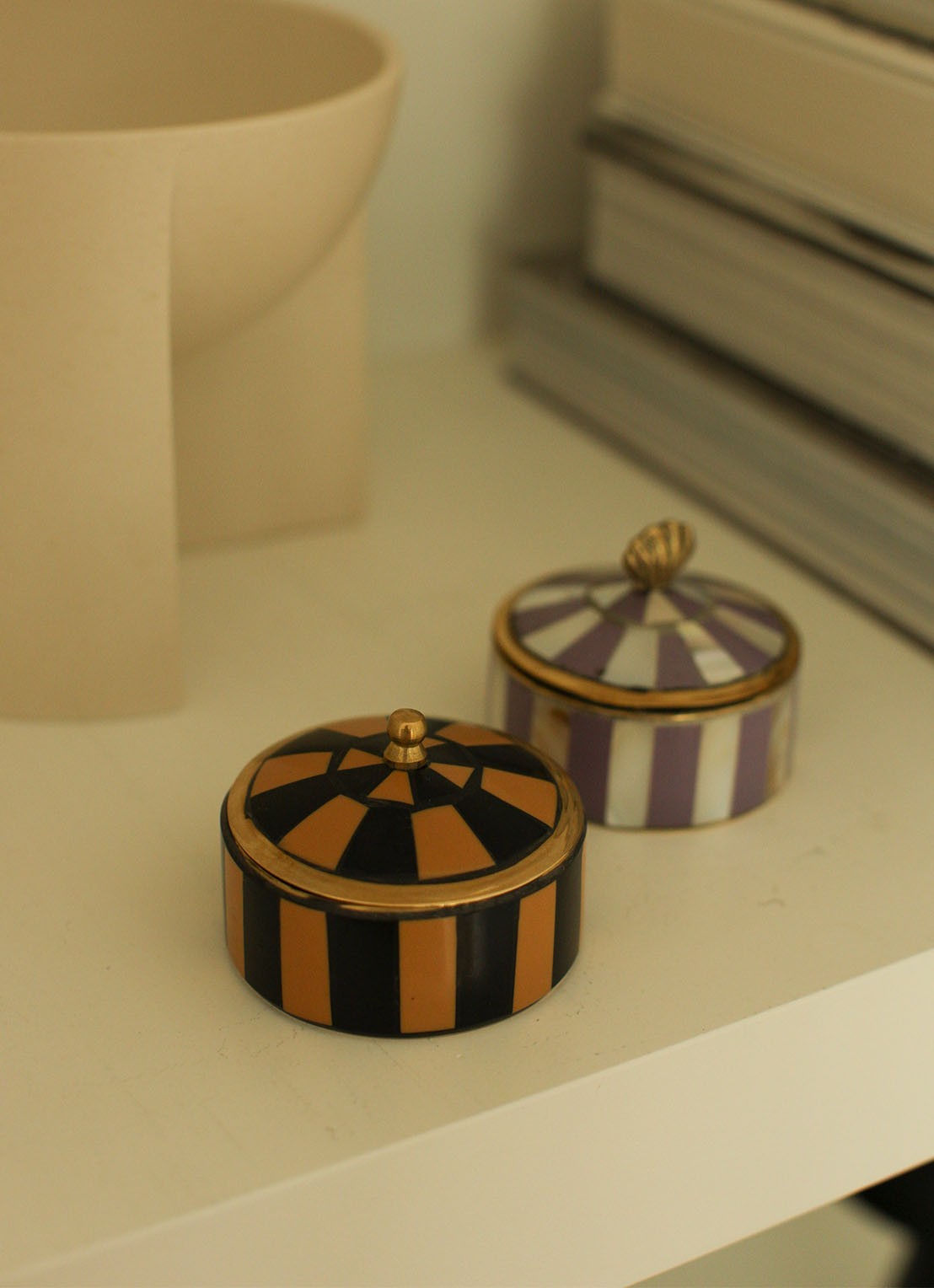 Doing Goods Circus opbergpot 7 cm - voorkant 4 goud