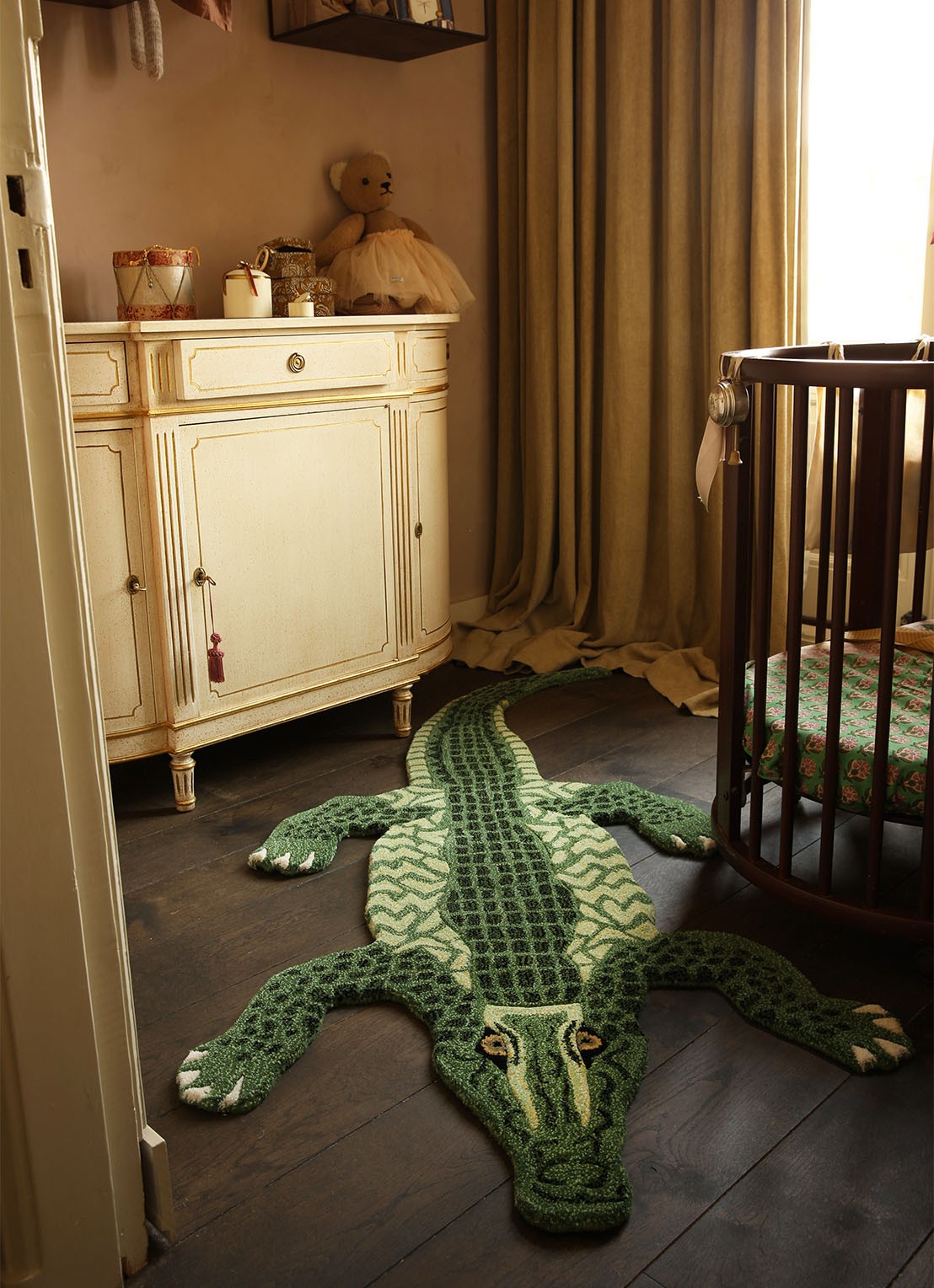 Doing Goods Coolio Crocodile vloerkleed 193 x 88 cm - detail 2 undefined