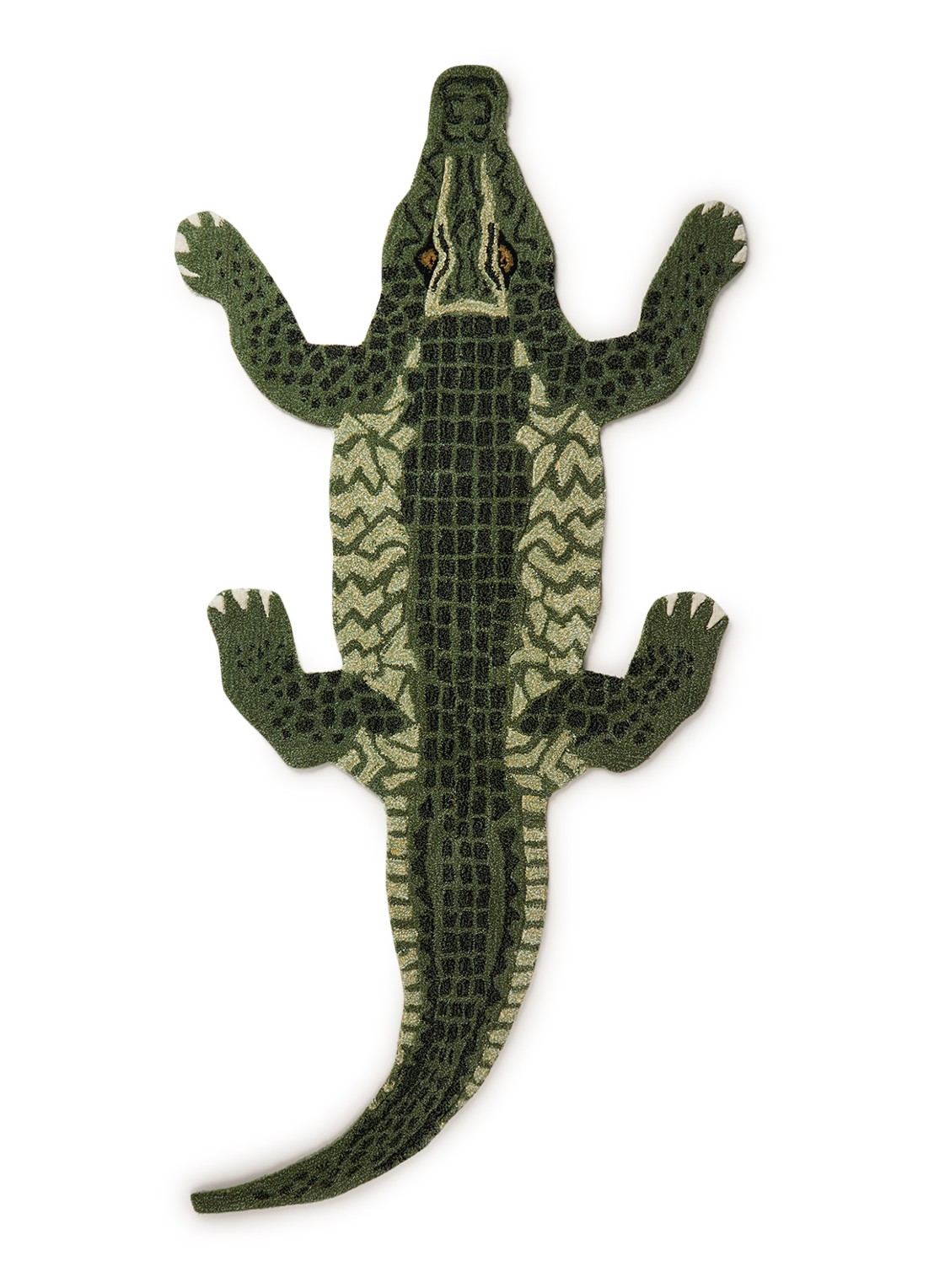 Doing Goods Coolio Crocodile vloerkleed 193 x 88 cm - voorkant 3 undefined