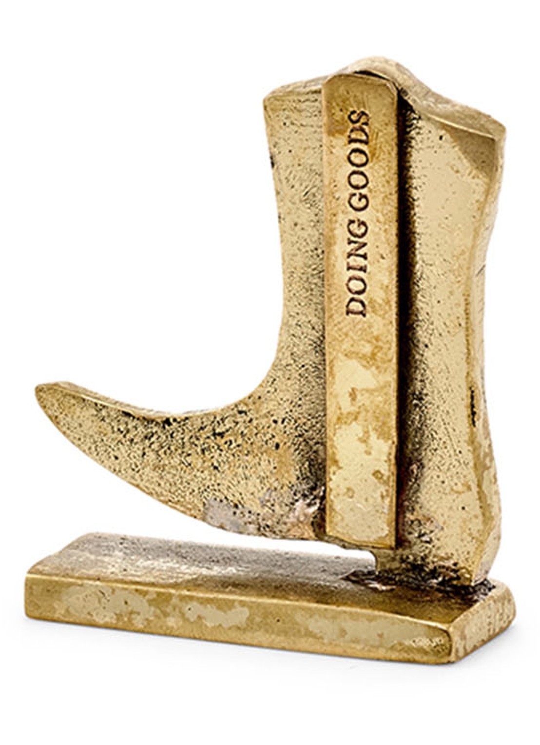 Doing Goods Dallas Boot deurknop 6 cm - achterkant 3 goud