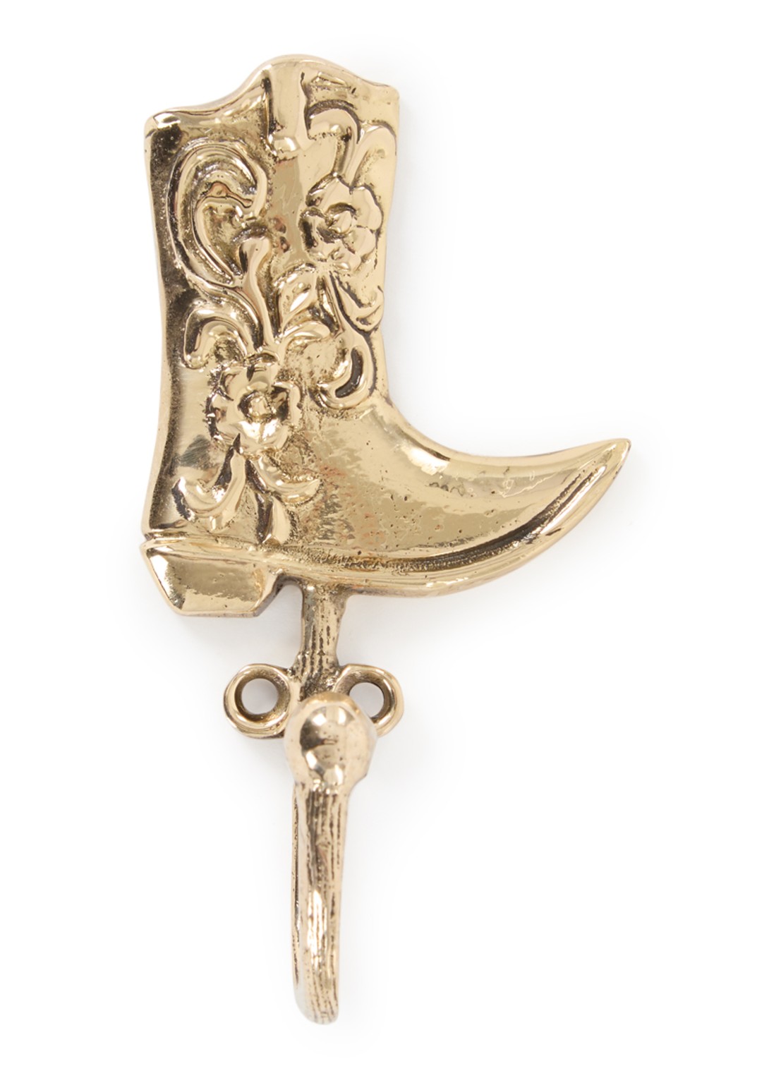 Doing Goods Dallas Boot wandhaak 11 cm - voorkant goud