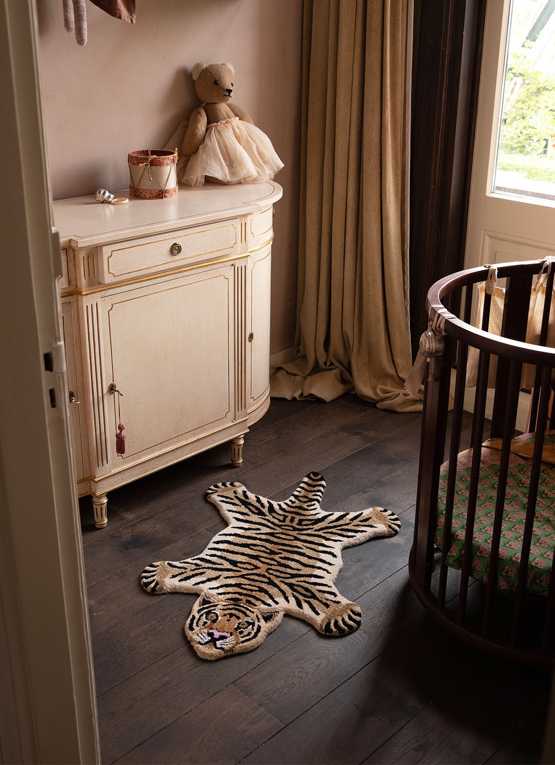 Doing Goods Drowsy Tiger Small vloerkleed 100 x 65 cm - detail 5 beige
