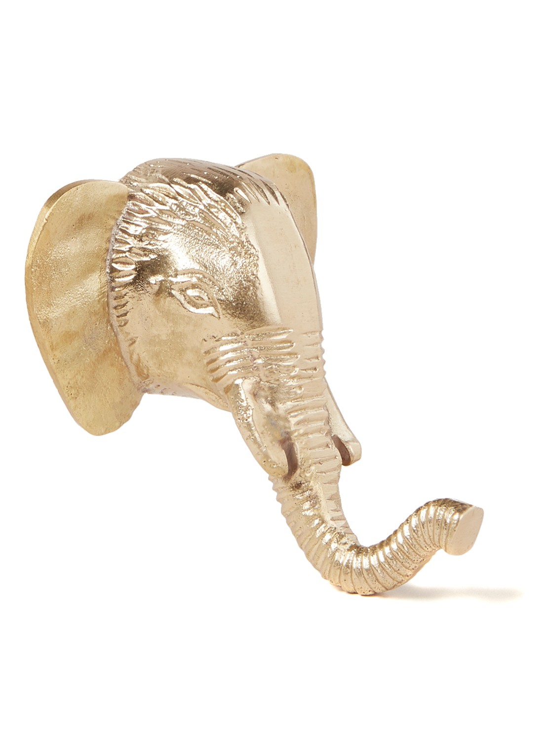 Doing Goods Elephant wandhaak 7,5 cm - voorkant 2 goud