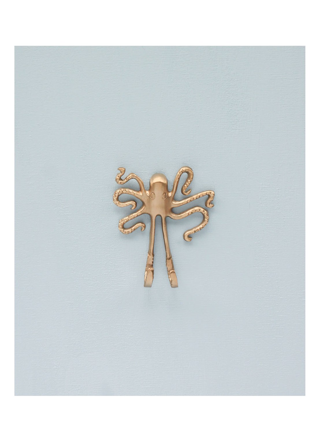 Doing Goods Ella Octopus wandhaak - detail 3 goud