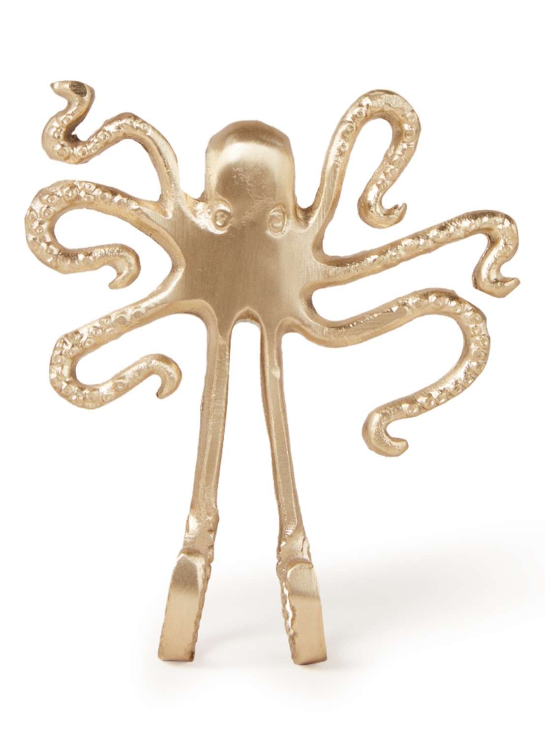 Doing Goods Ella Octopus wandhaak - voorkant goud