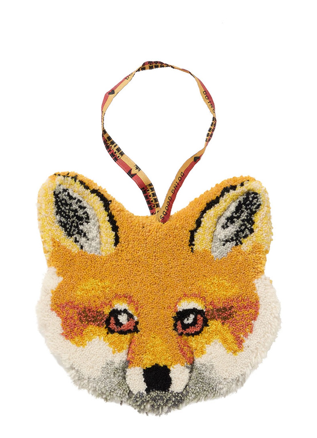 Doing Goods Freddy Vos Dierenkop hanger - voorkant 2 oranjebruin
