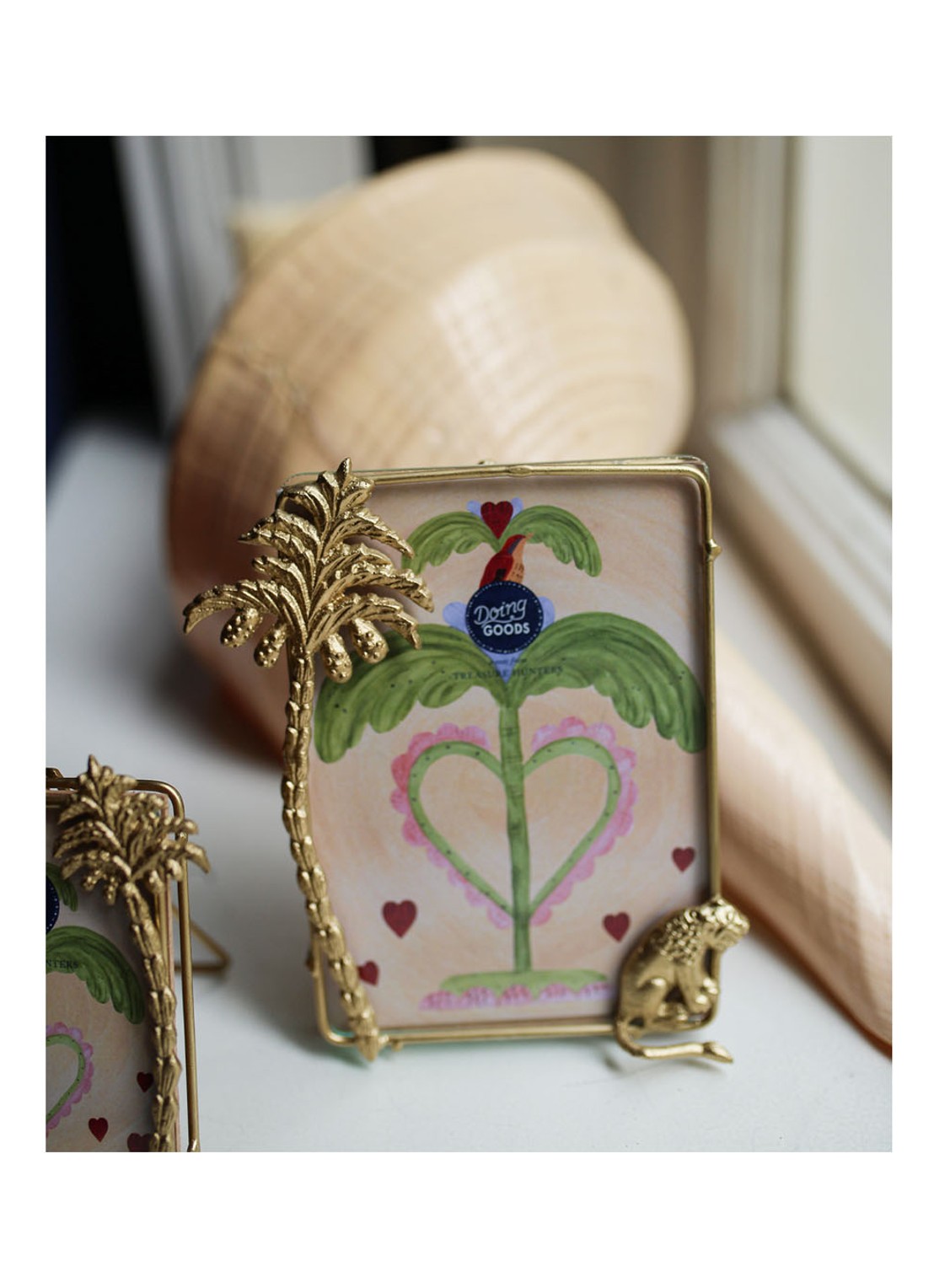 Doing Goods Heritage Lion large fotolijst - voorkant 2 goud