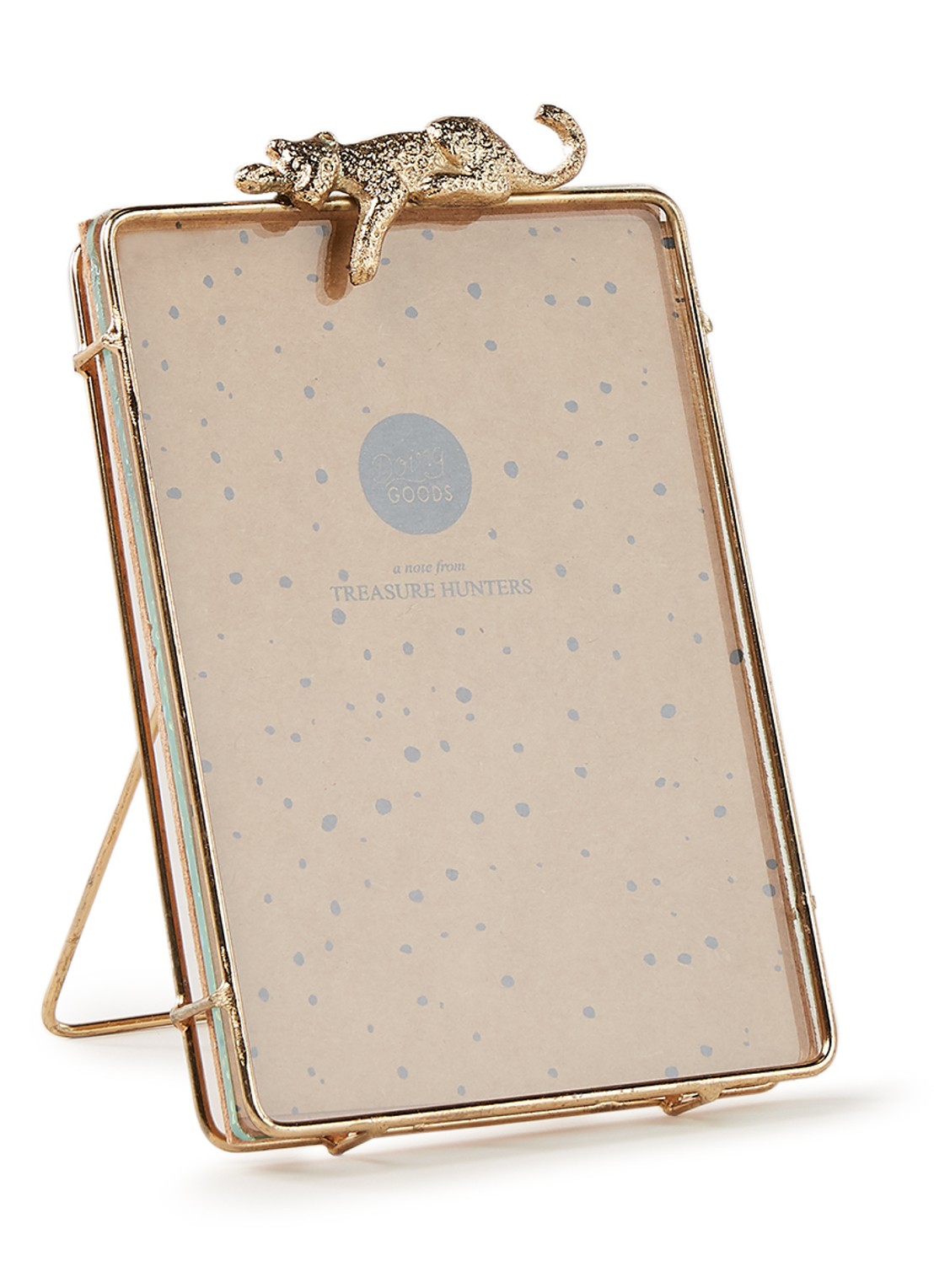Doing Goods Jenna Leopard fotolijst L - voorkant 2 goud