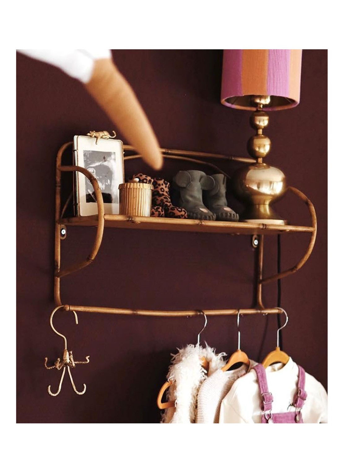 Doing Goods Jenna Leopard fotolijst L - voorkant 3 goud