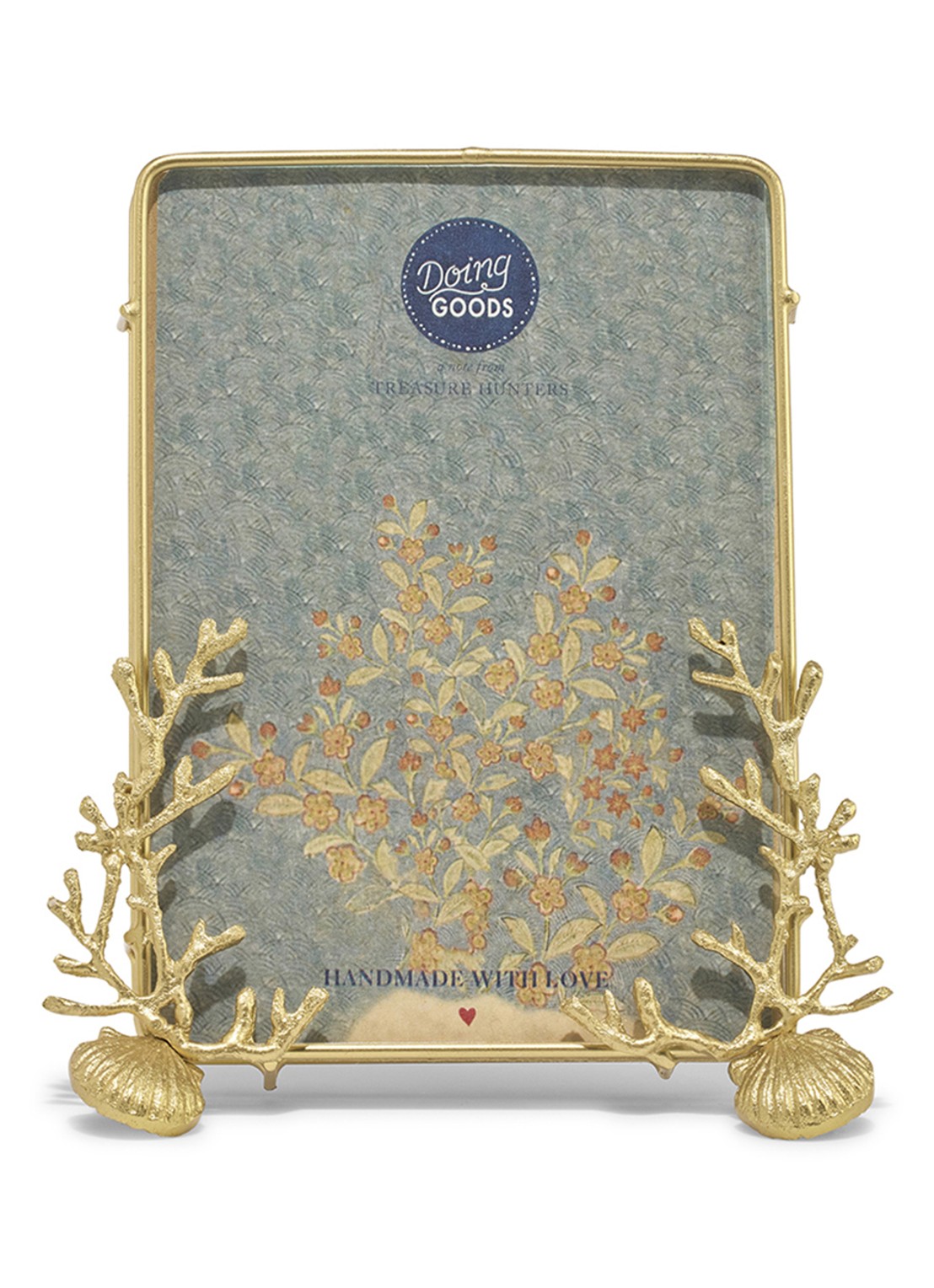 Doing Goods Kaia Coral Large fotolijst - voorkant 4 goud