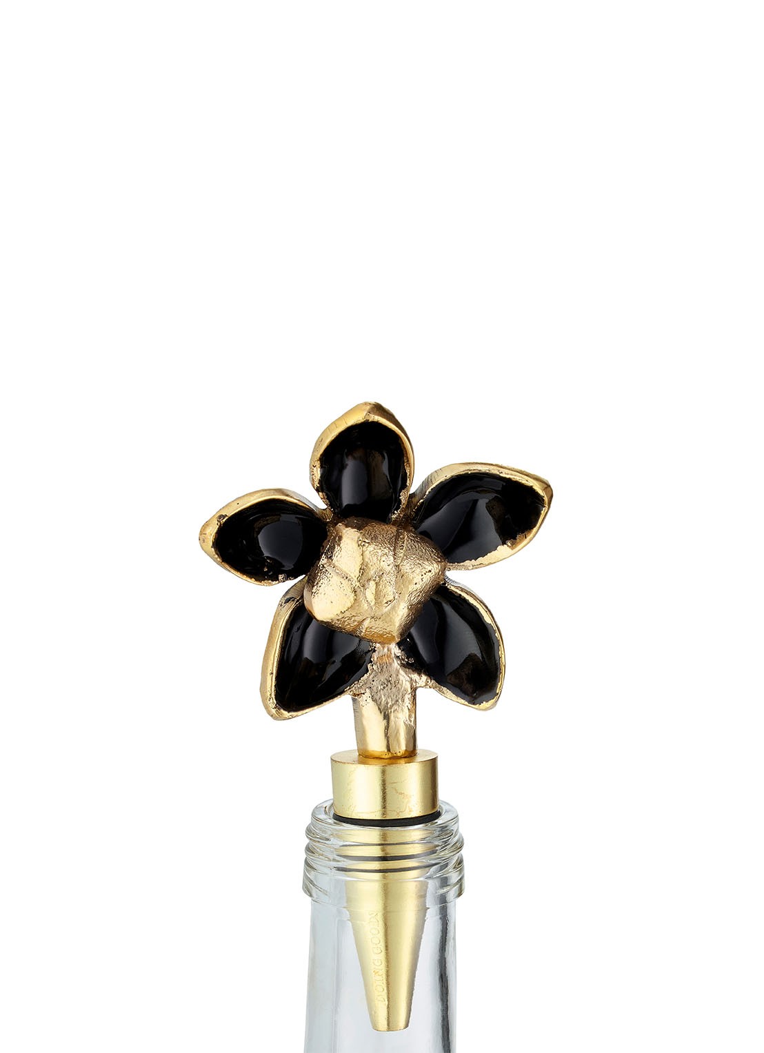 Doing Goods Liv Flower wijnstopper - voorkant 2 brons