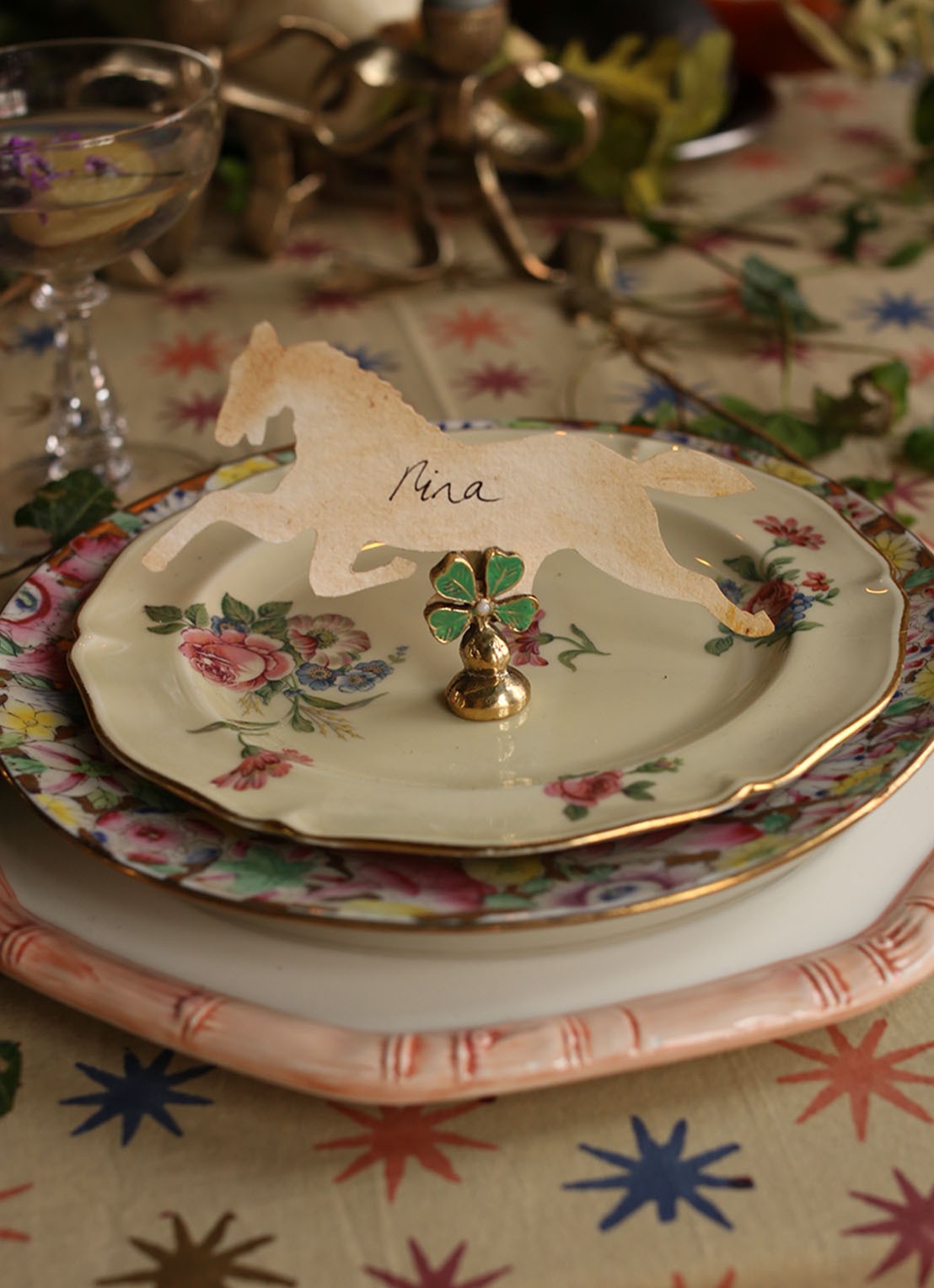 Doing Goods Lucky Clover fotohouder - detail 4 groen