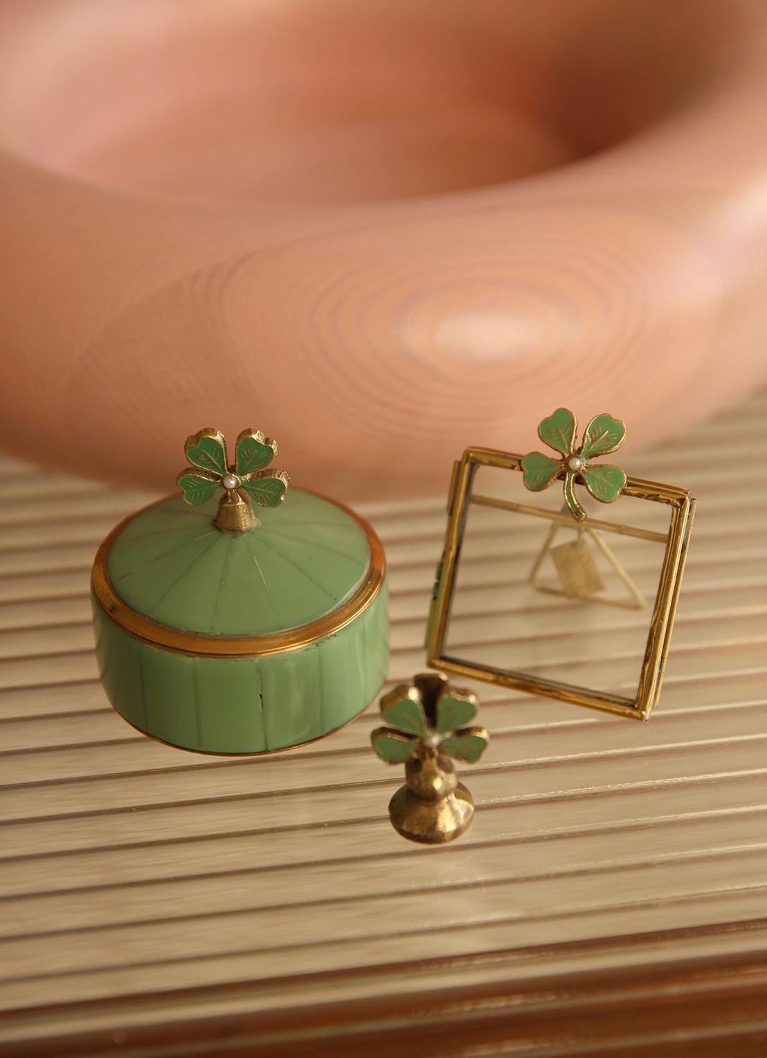 Doing Goods Lucky Clover fotolijst 5,5 x 5,5 cm - detail 4 goud