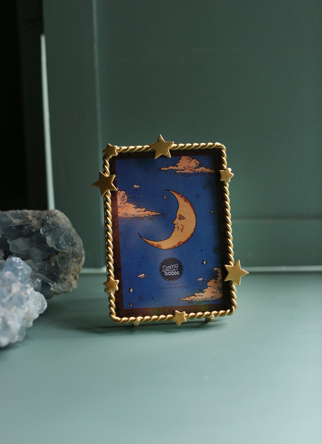 Doing Goods  Luna Star fotolijst - detail goud