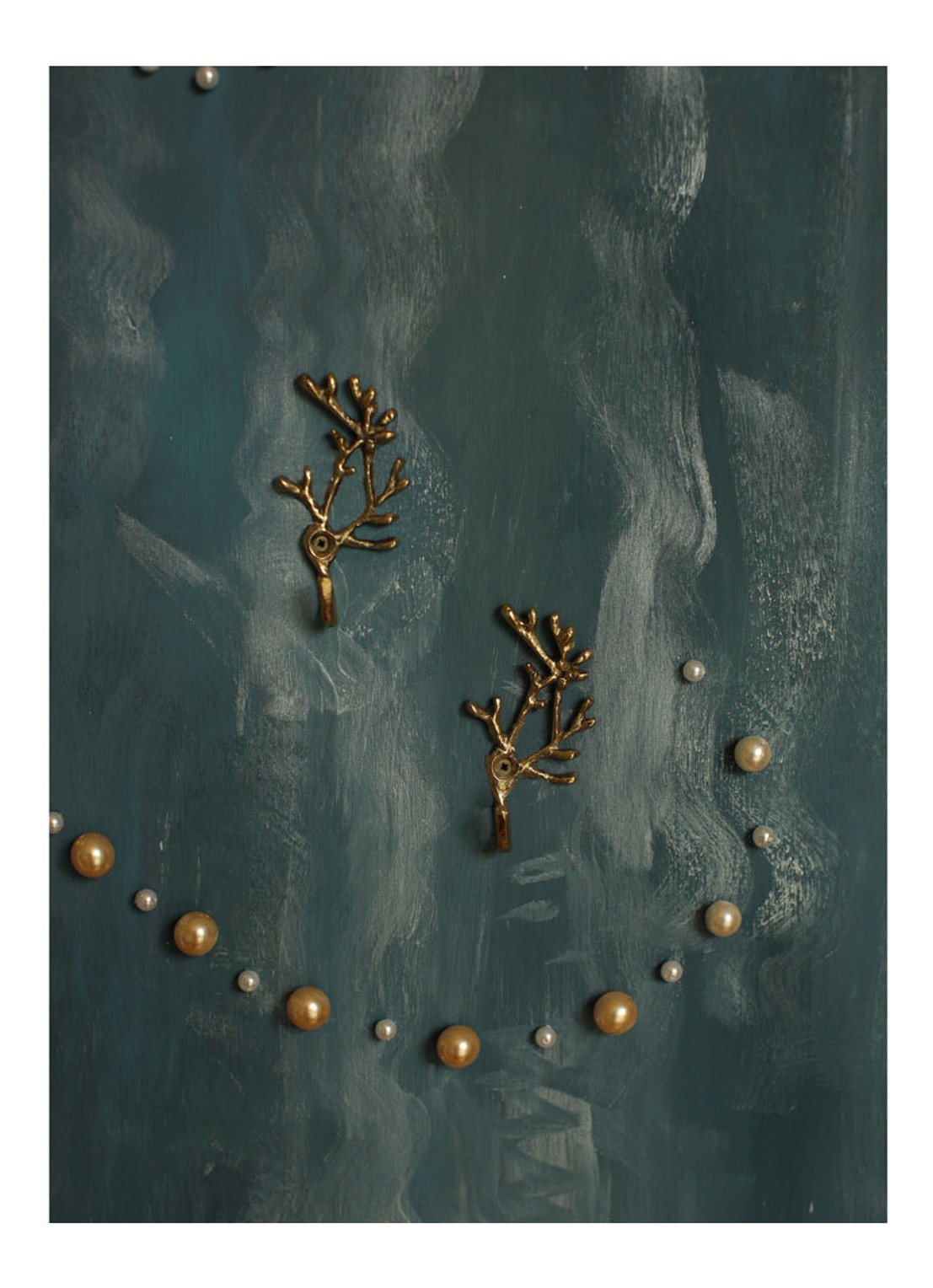 Doing Goods Marie Coral wandhaak set van 2 - detail 5 goud
