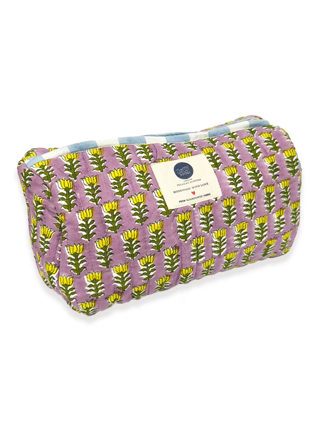 Doing Goods Nova make-up tas met bloemenprint - voorkant 2 multicolor