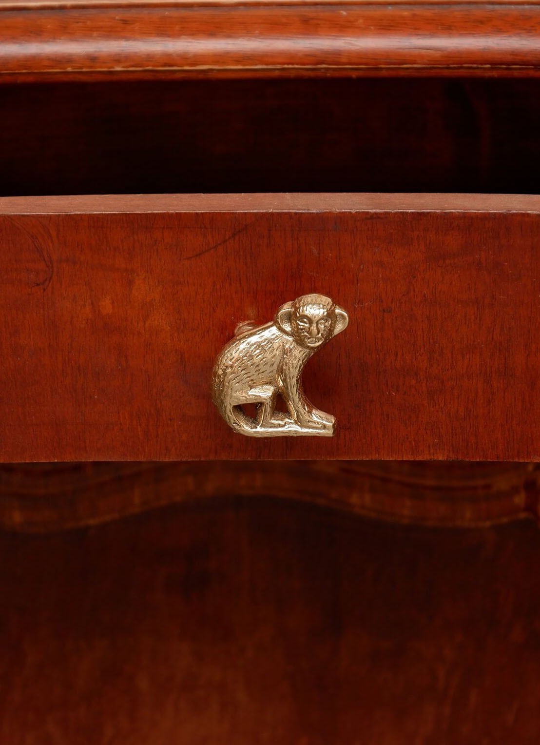 Doing Goods Peppin Monkey deurknop links - voorkant 3 goud