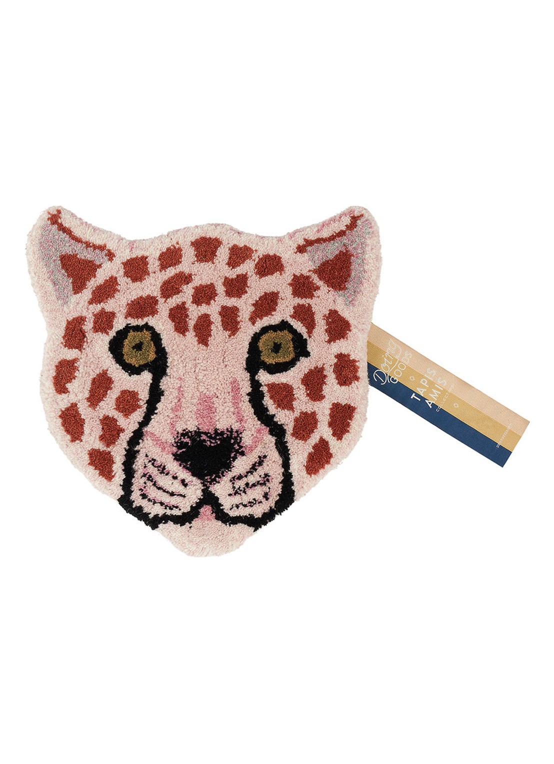 Doing Goods Pinky Luipaard hanger - voorkant oranjebruin