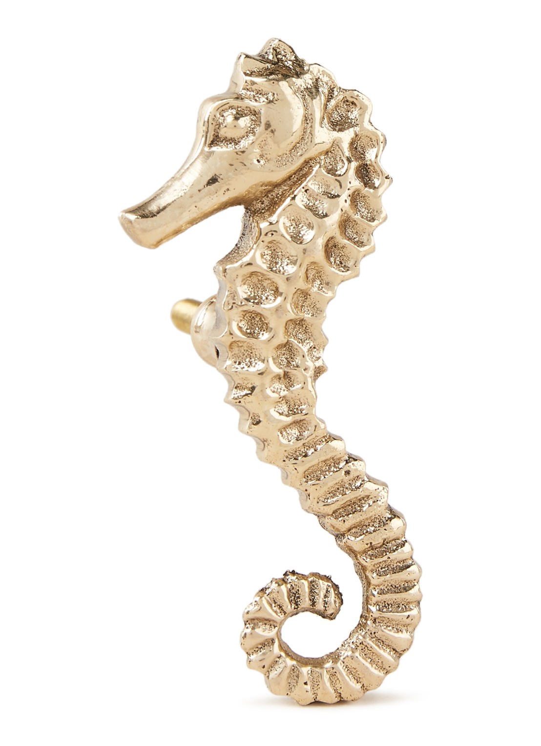 Doing Goods Pippa Seahorse deurknop rechts - voorkant goud