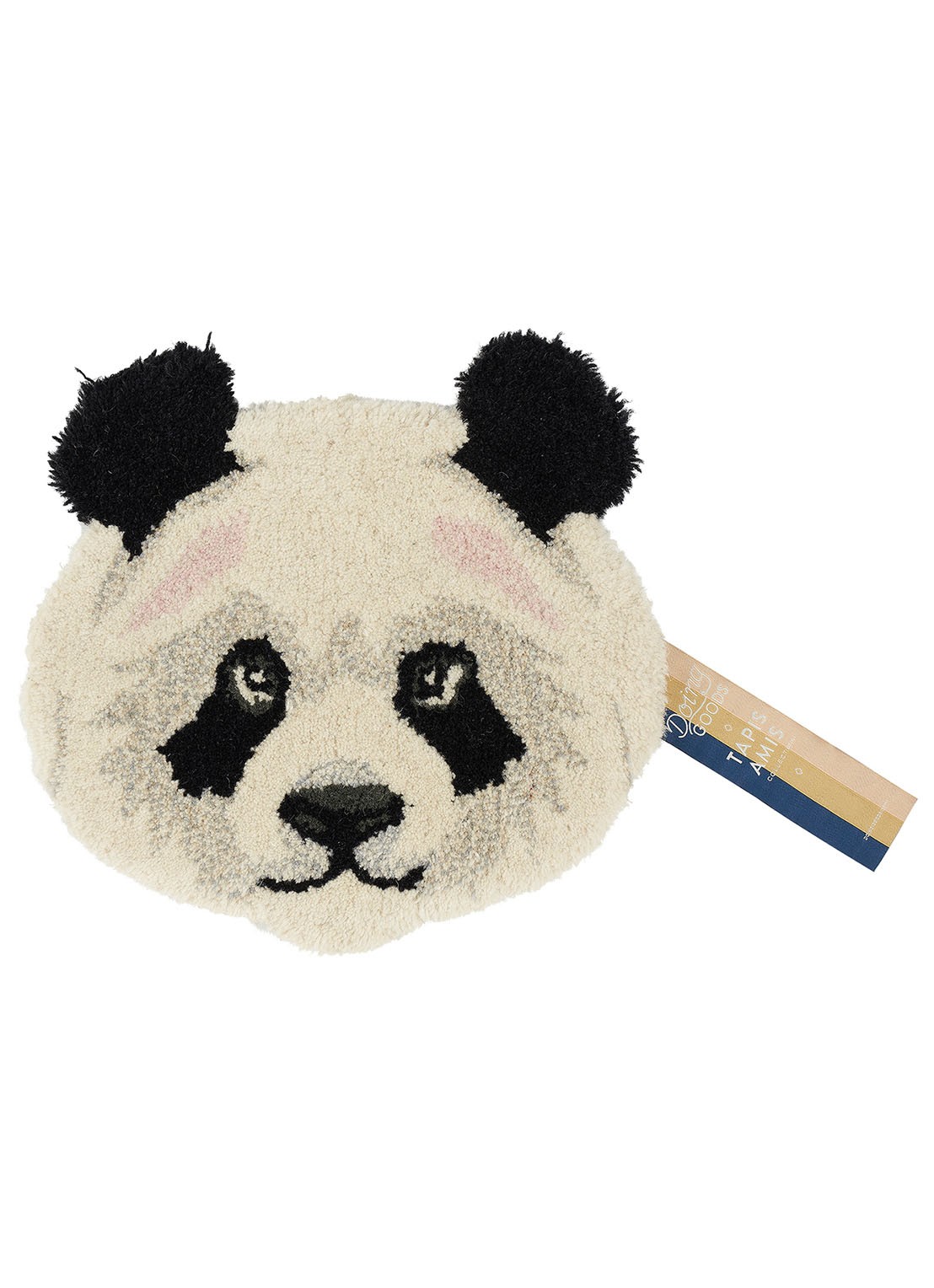 Doing Goods Plumpy Panda wandkleed - voorkant 2 wit