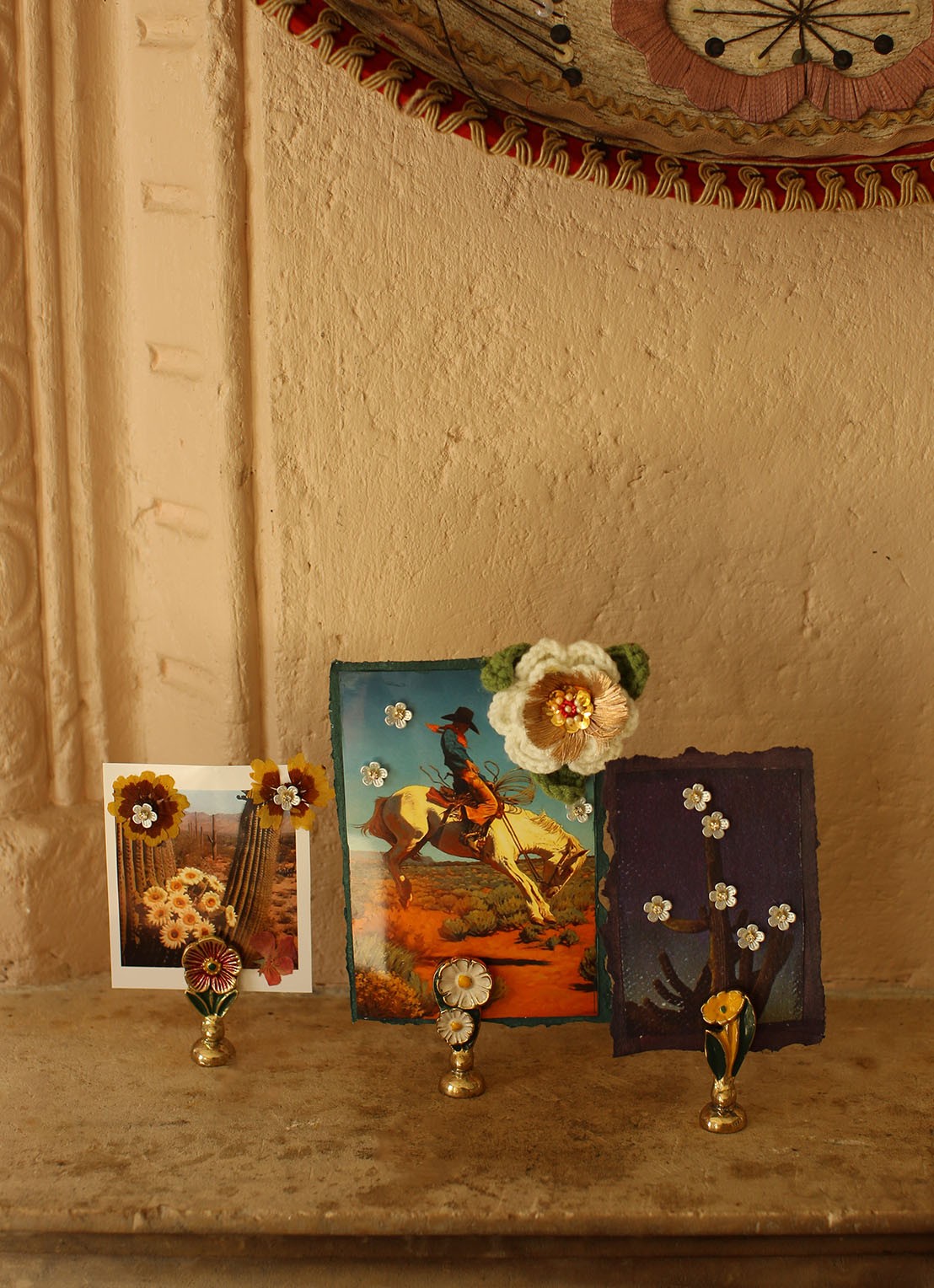 Doing Goods Posy fotohouder in set van 3 - detail 4 brons