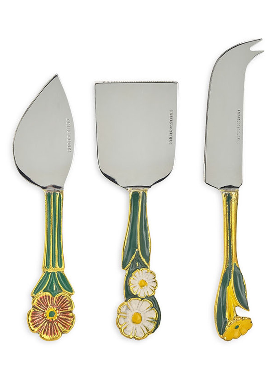 Doing Goods Posy kaasmes set van 3 in giftbox - voorkant 2 brons