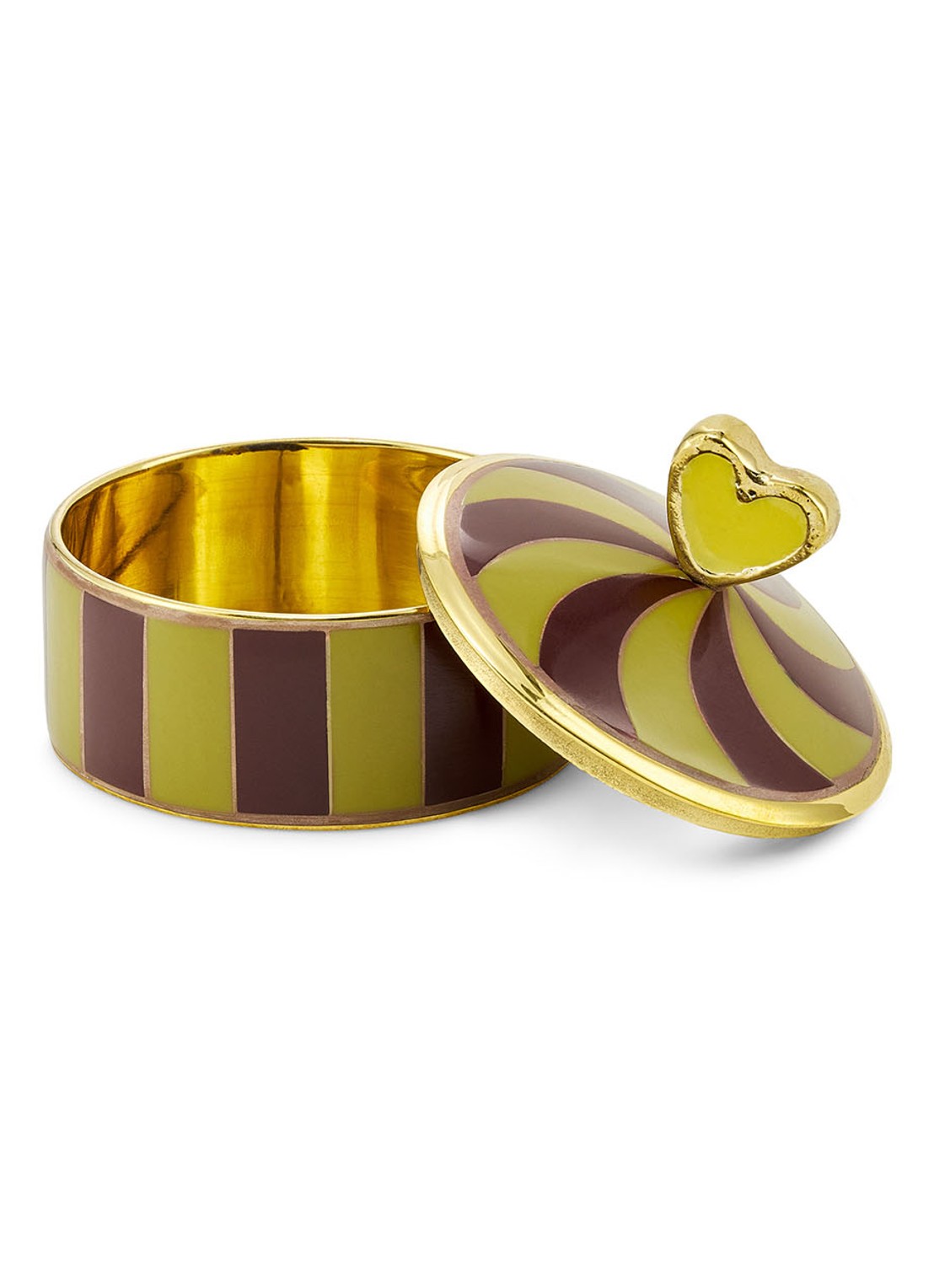 Doing Goods Pyar Heart Circus blik - achterkant donkergeel