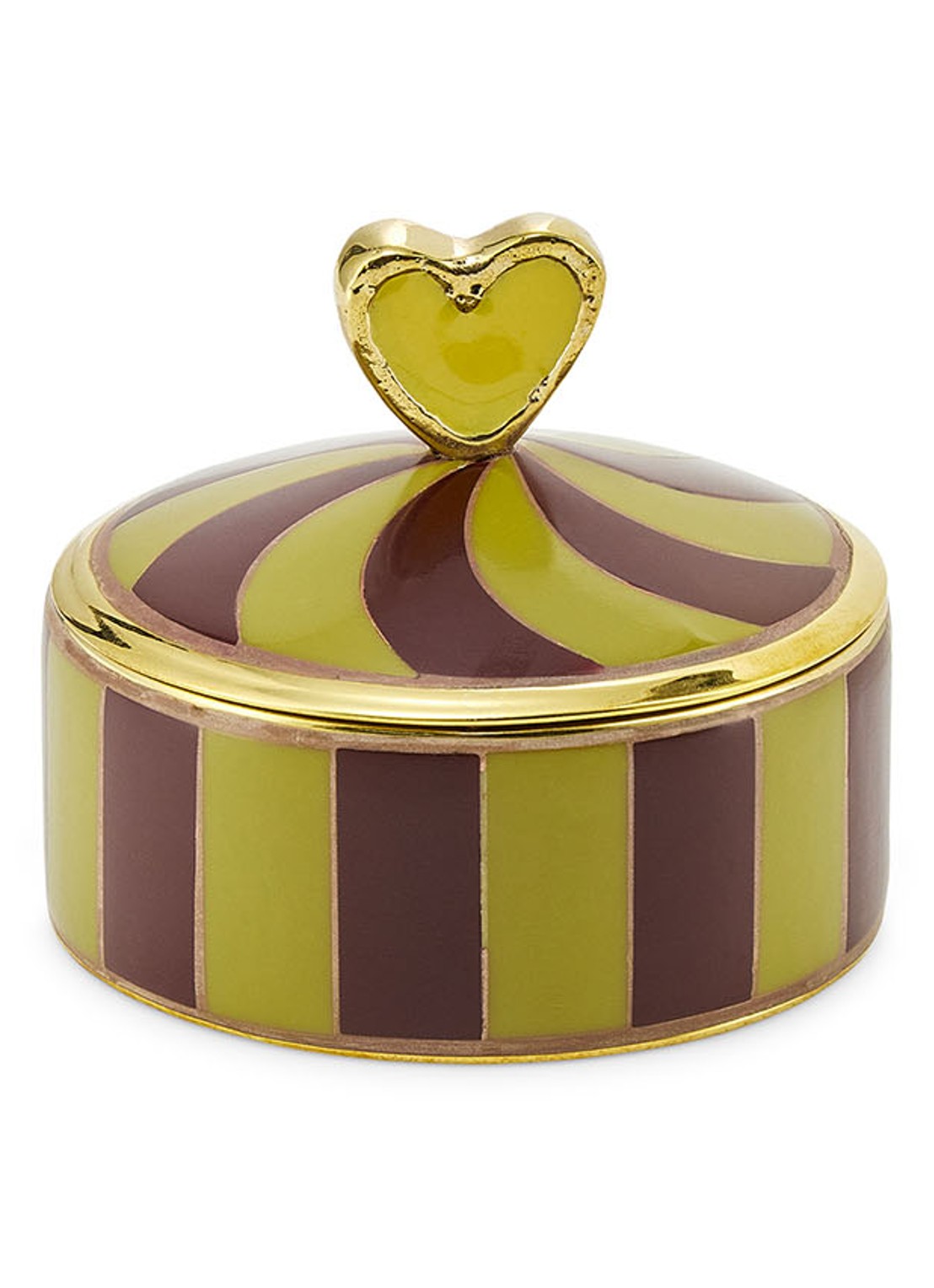 Doing Goods Pyar Heart Circus blik - voorkant 3 donkergeel