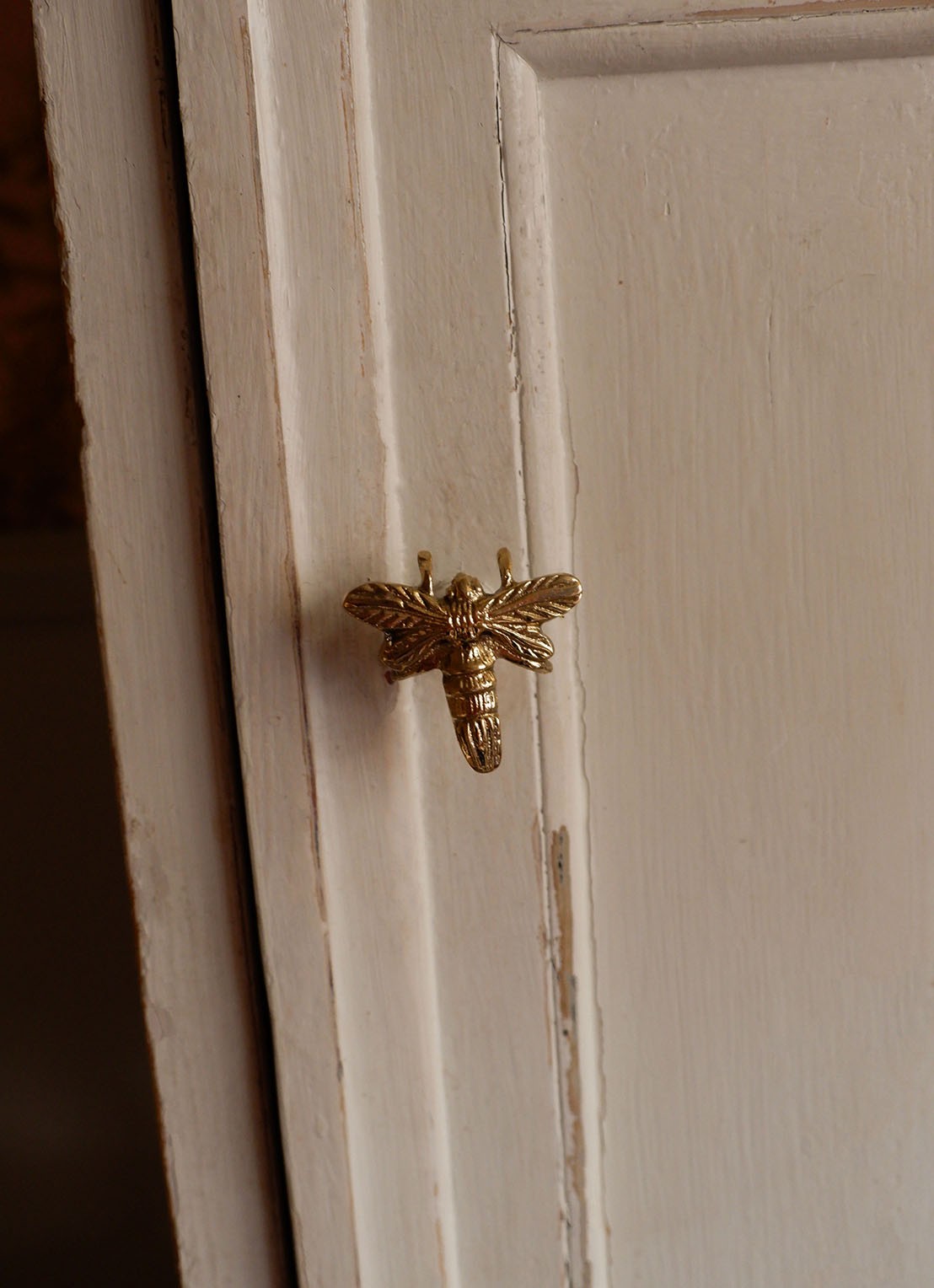 Doing Goods Queen Bee knop - voorkant 2 brons
