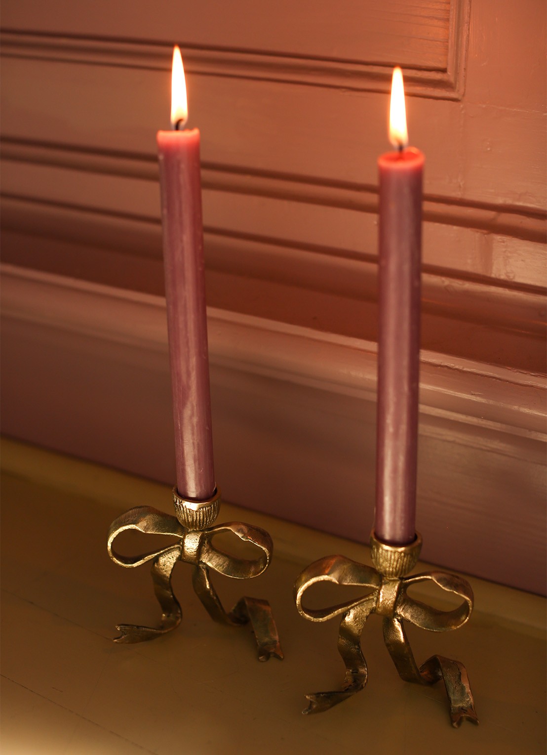 Doing Goods Riley Ribbon kandelaar 10 cm - detail 5 goud