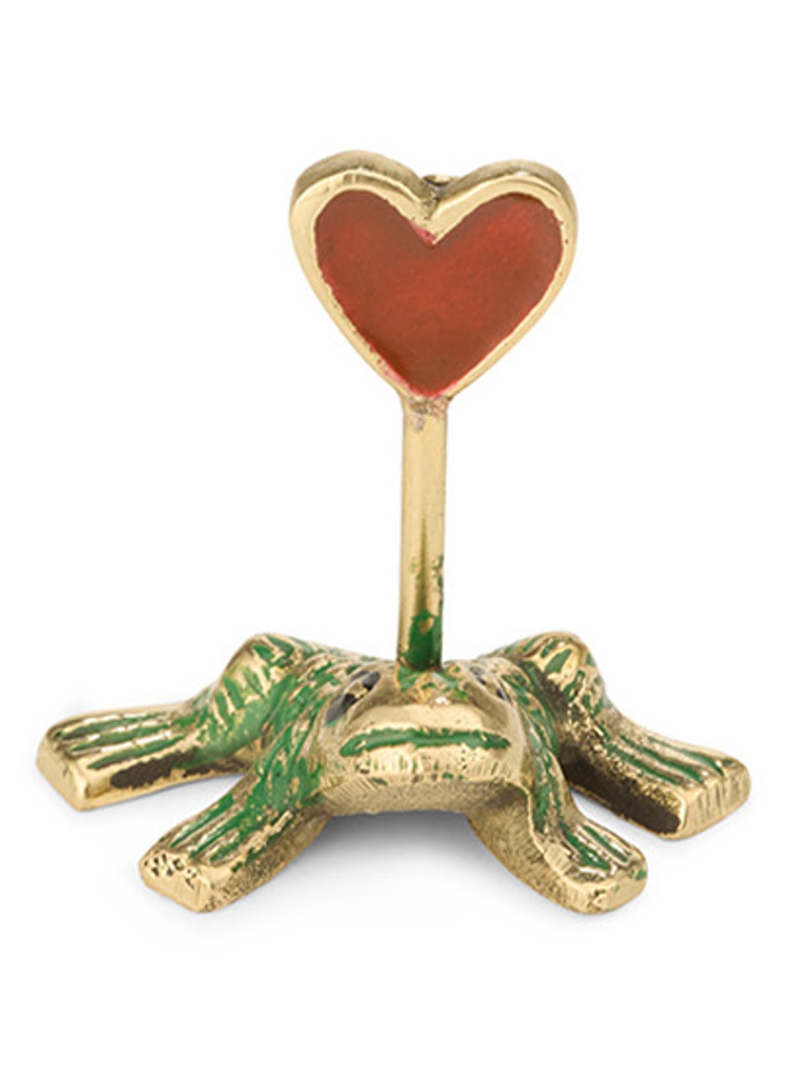 Doing Goods Robbie Frog kaarthouder 5 cm - voorkant goud