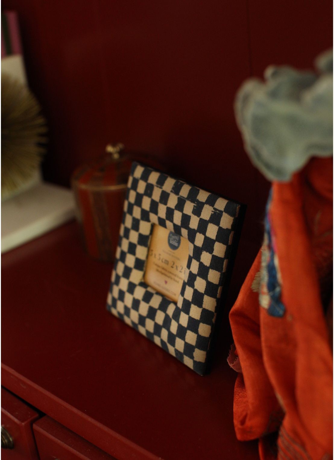 Doing Goods Rumi fotolijst 12 x 12 cm - voorkant 2 donkerblauw