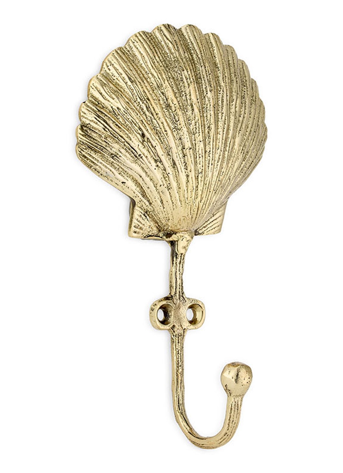Doing Goods Scarlett Schelp wandhaak  - voorkant goud