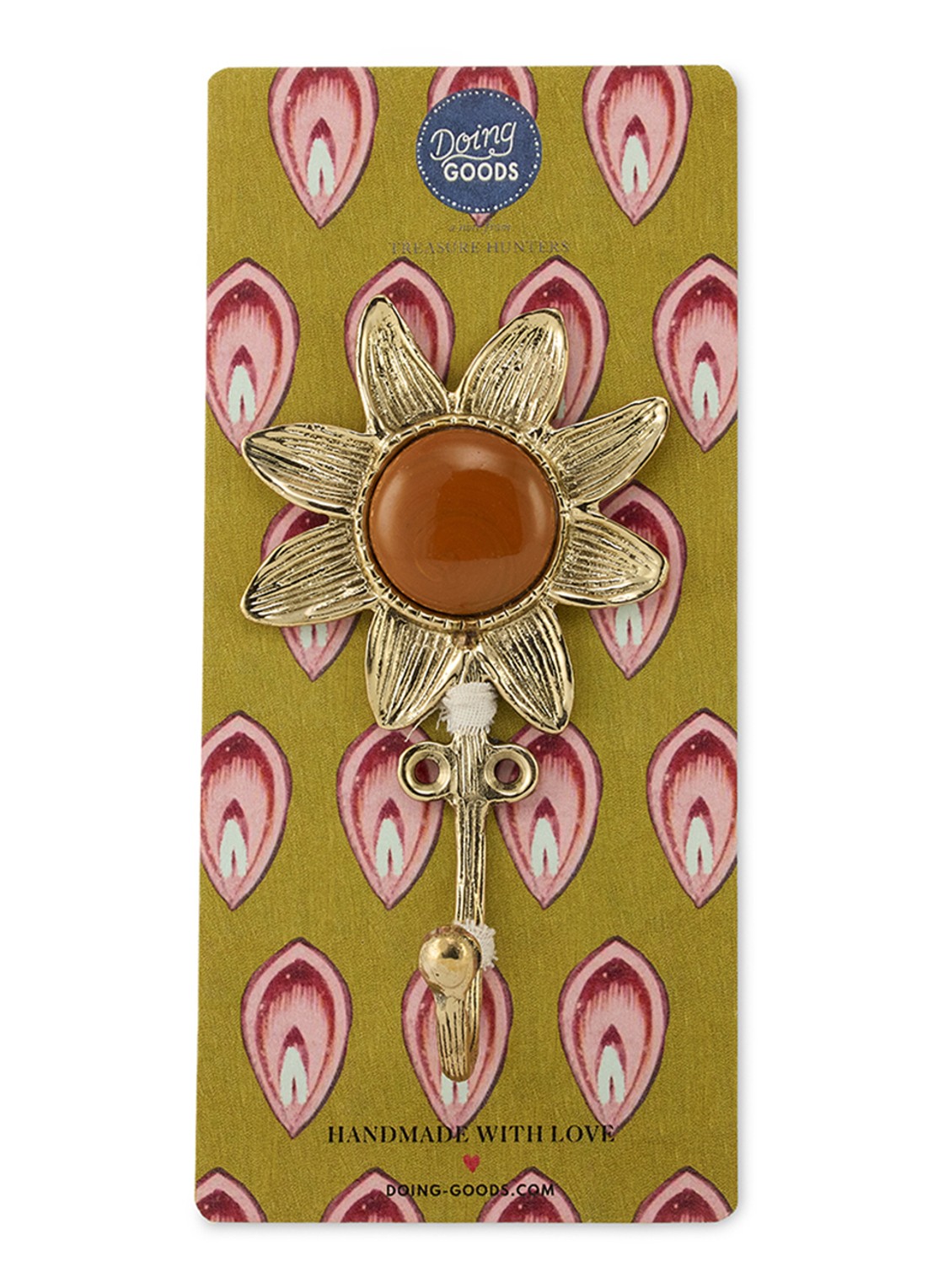 Doing Goods Sera Sun wandhaak 13 cm - detail 5 goud