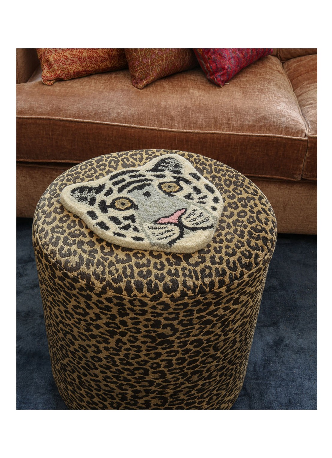 Doing Goods Snowy Tiger kleedje 32 cm - voorkant 2 ivoor