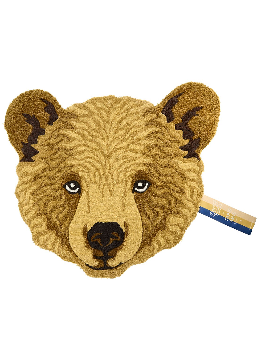 Doing Goods Willow Single plaid 140 x 220 cm - voorkant bruin