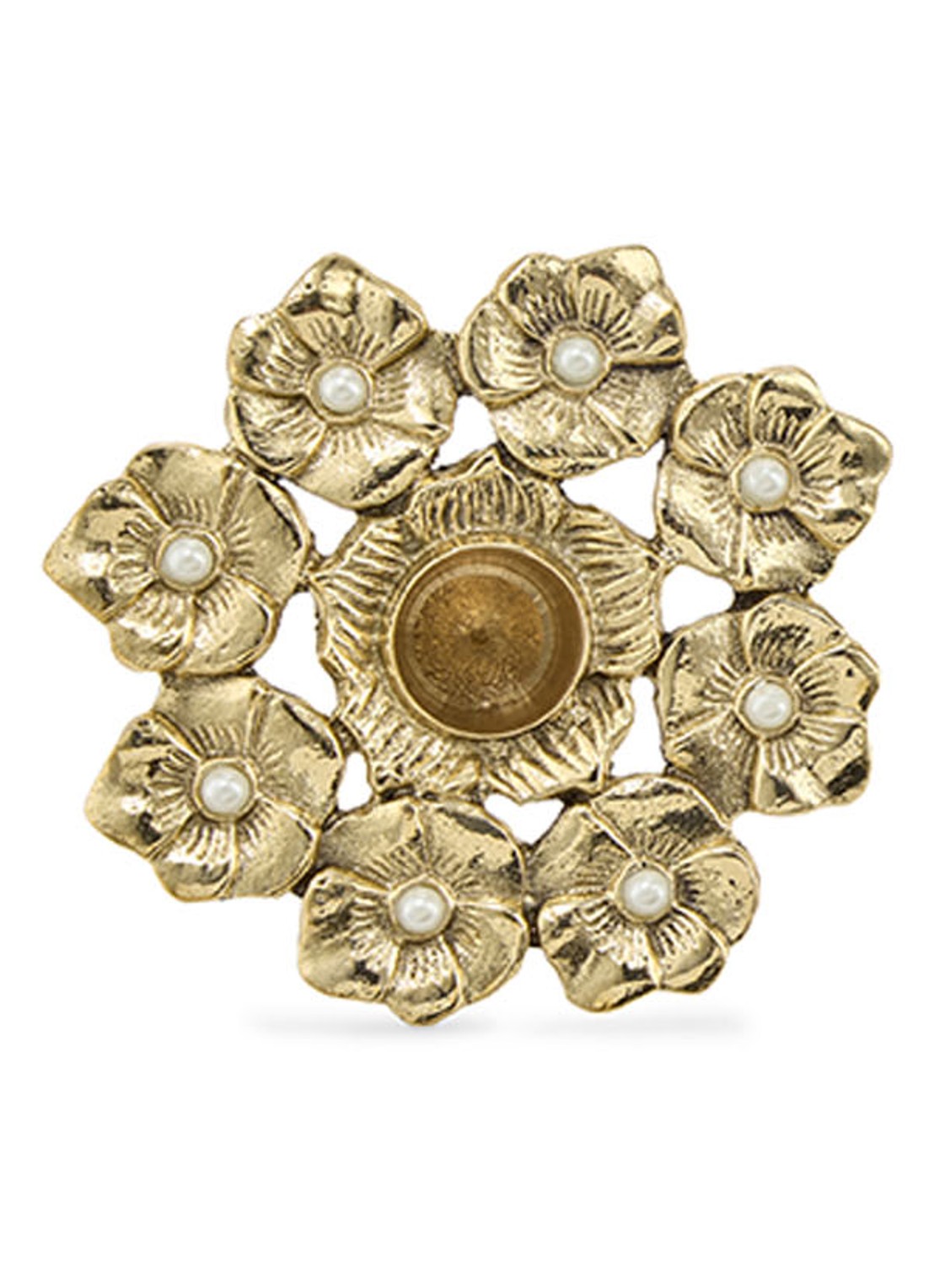 Doing Goods Zoey kandelaar 2,5 cm - voorkant brons
