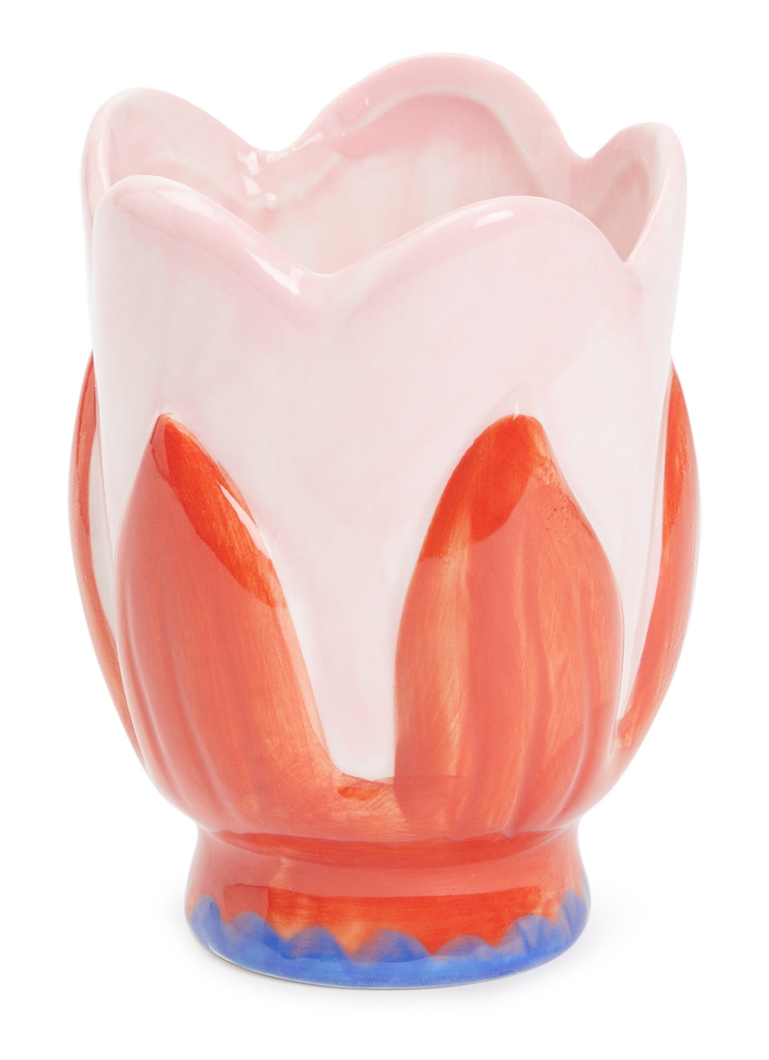 DOIY Bloom opbergpot 11 cm - voorkant rood